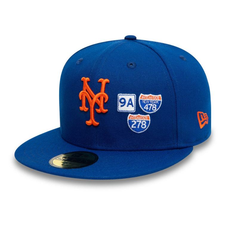 Gorras New Era 59fifty Azules - New York Mets MLB Interstate 70189WPQS